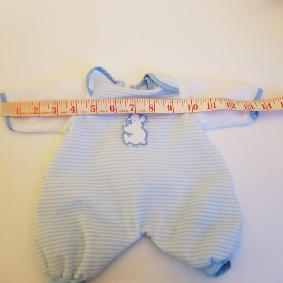 Baby Doll Clothes Dress, Sleeper, Two Piece Outfit, Two Raincoats, One Rain Hat - Picture 8 of 12